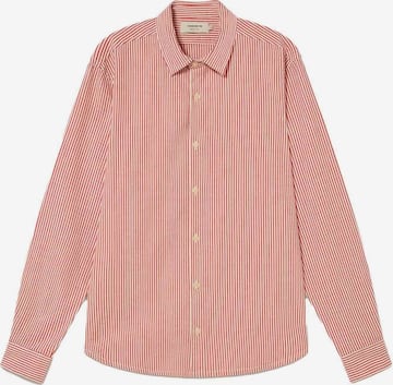 Thinking MU Regular fit Button Up Shirt ' Thomas' in Red: front