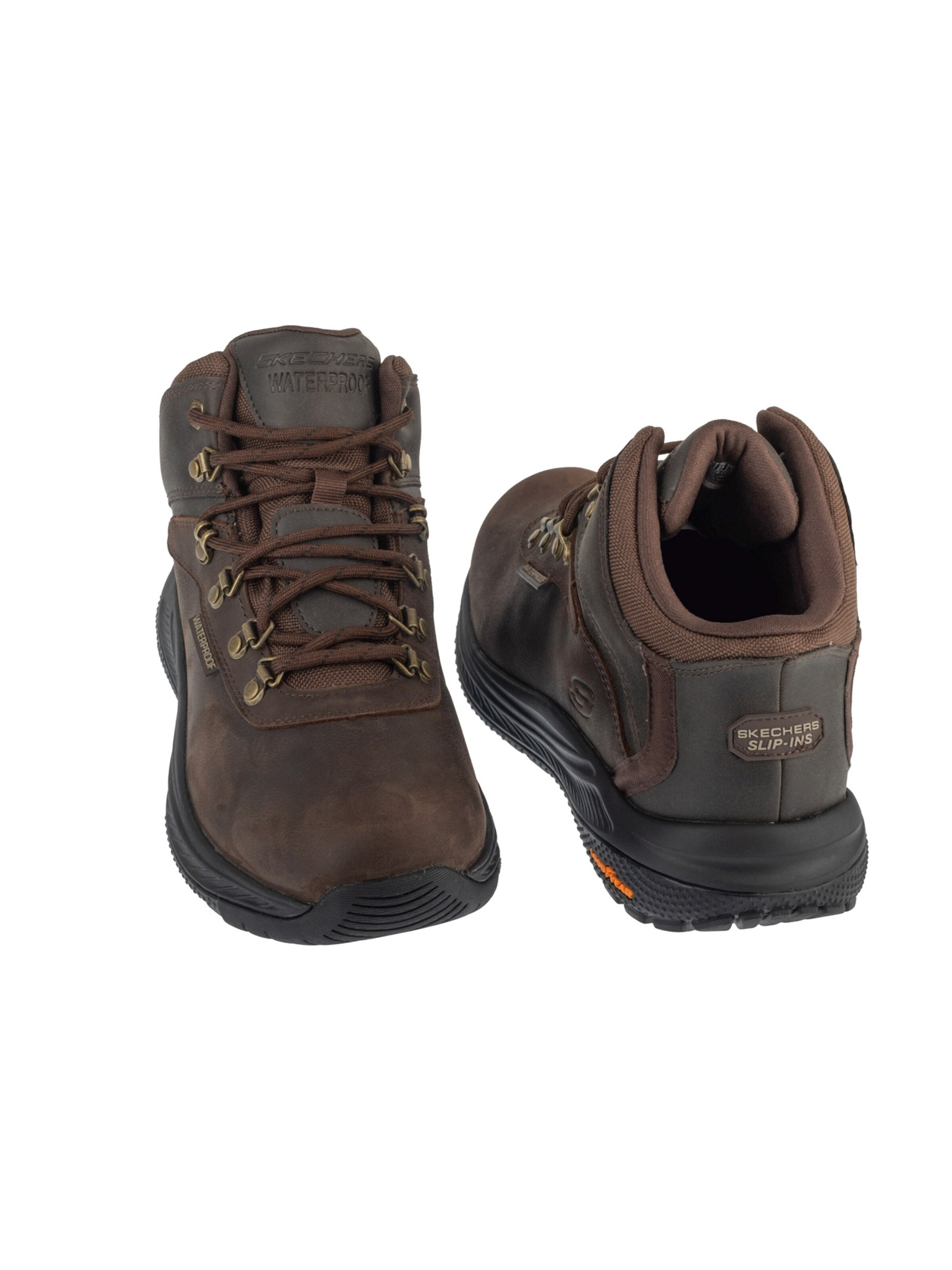 SKECHERS Veterboots 'Skechers Slip-Ins: Meroe - Pikeman' in Bruin