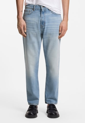 HUGO Tapered Jeans 'Hugo' in Blue: front