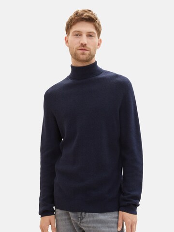 Pull-over TOM TAILOR en bleu : devant