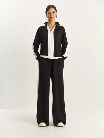 Survêtement Bianco Lucci en noir : devant