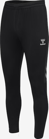 Coupe slim Pantalon de sport Hummel en noir