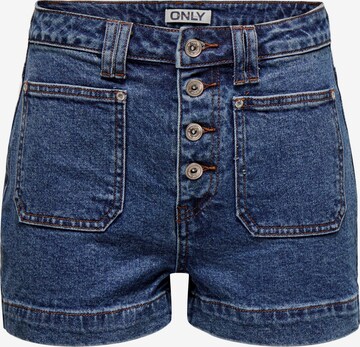 Only Petite Regular Shorts in Blau: predná strana