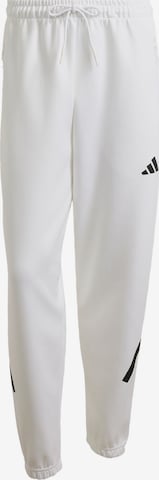 balts ADIDAS SPORTSWEAR Sporta bikses 'Z.N.E.': no priekšpuses