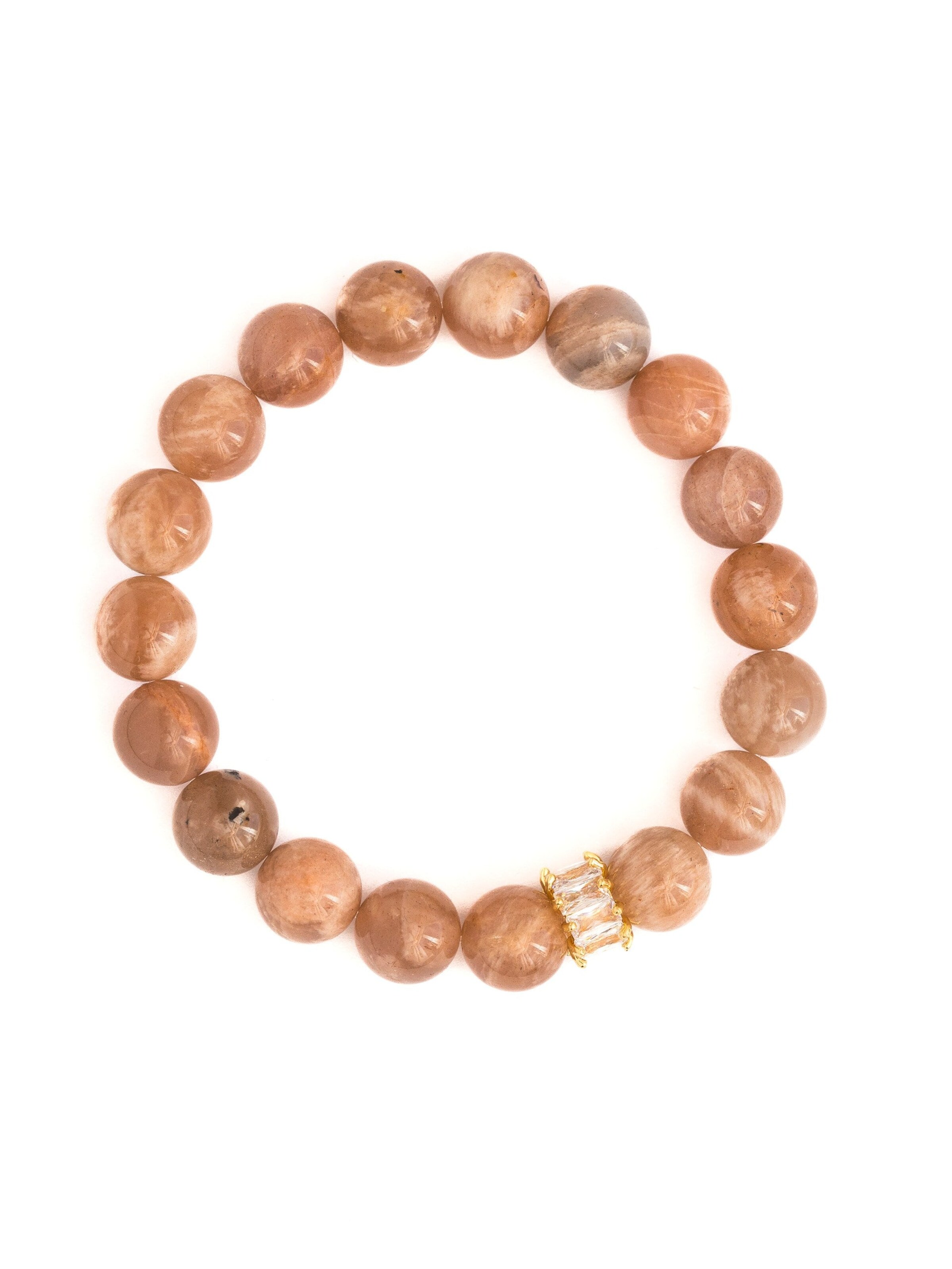 Secret Stones Armband 'Golden Glow' in Orange