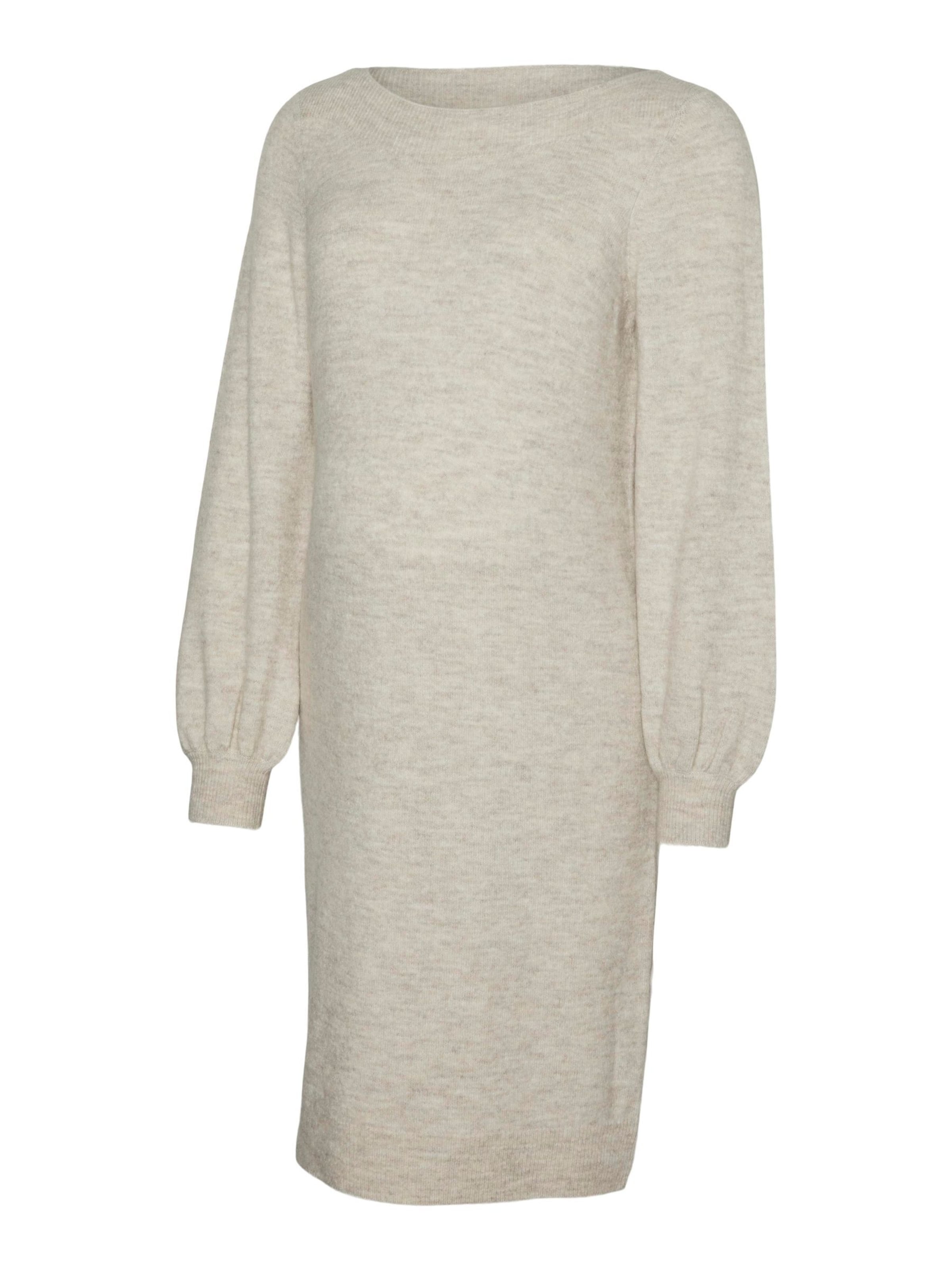 Abito in maglia 'VMMLefile' di Vero Moda Maternity in beige: frontale