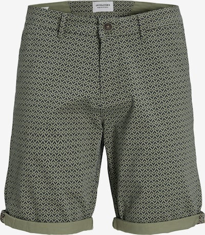 JACK & JONES Pantalon chino 'Bowie' en vert / noir, Vue avec produit