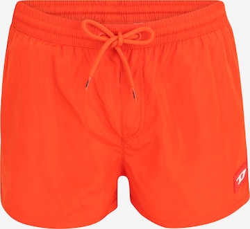Shorts de bain 'Caybay' DIESEL en orange : devant