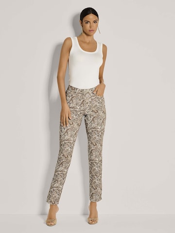 Effilé Pantalon MADELEINE en marron