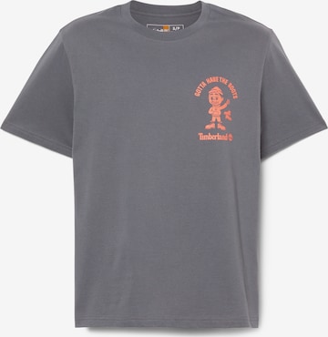 TIMBERLAND T-Shirt 'About The Boots' in Grau: predná strana