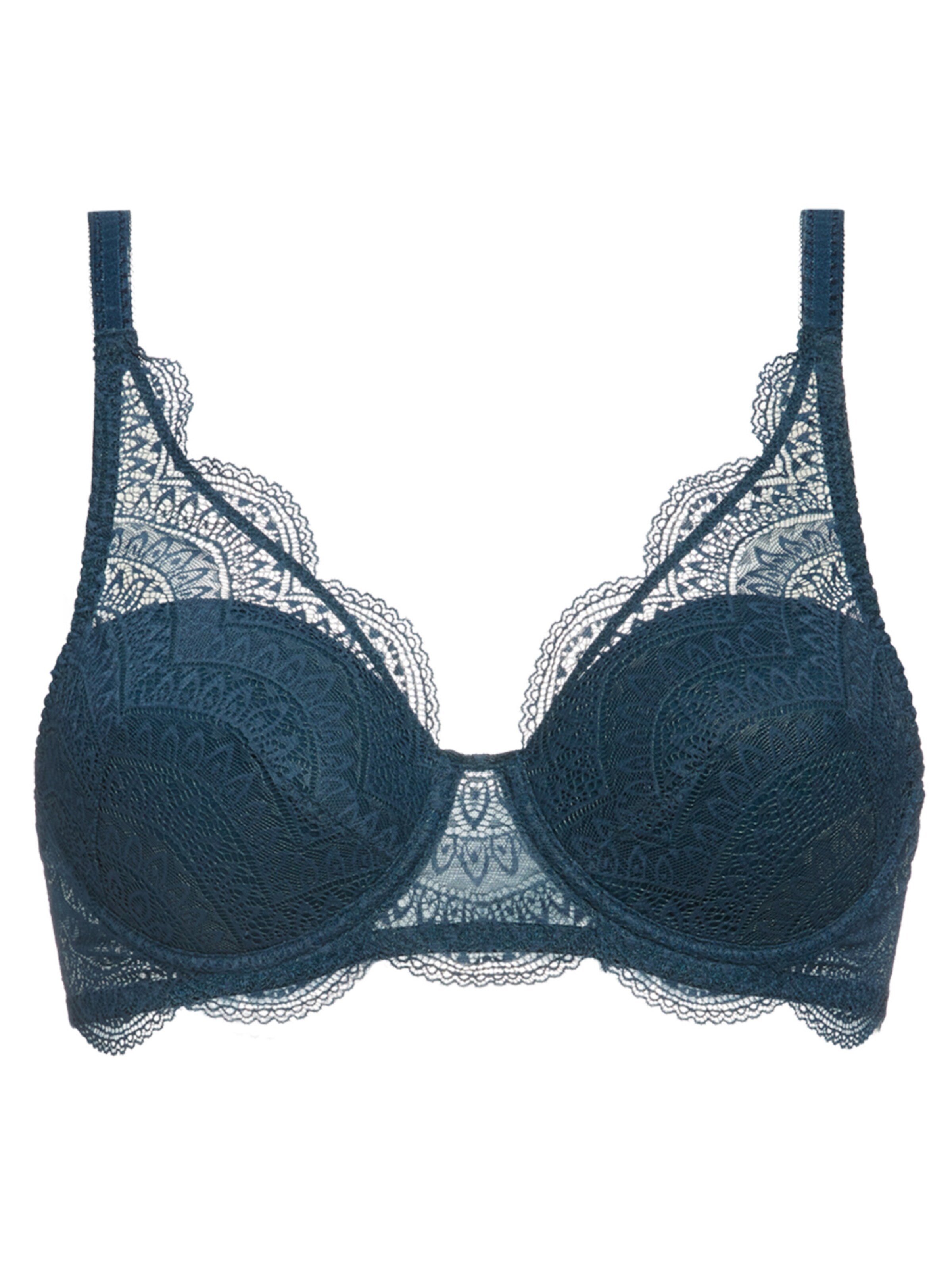 Simone Perele T-shirt Bra 'Karma' in Green: front