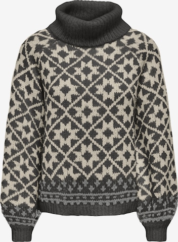 ONLY Sweter 'ONLCARO' w kolorze szary: przód