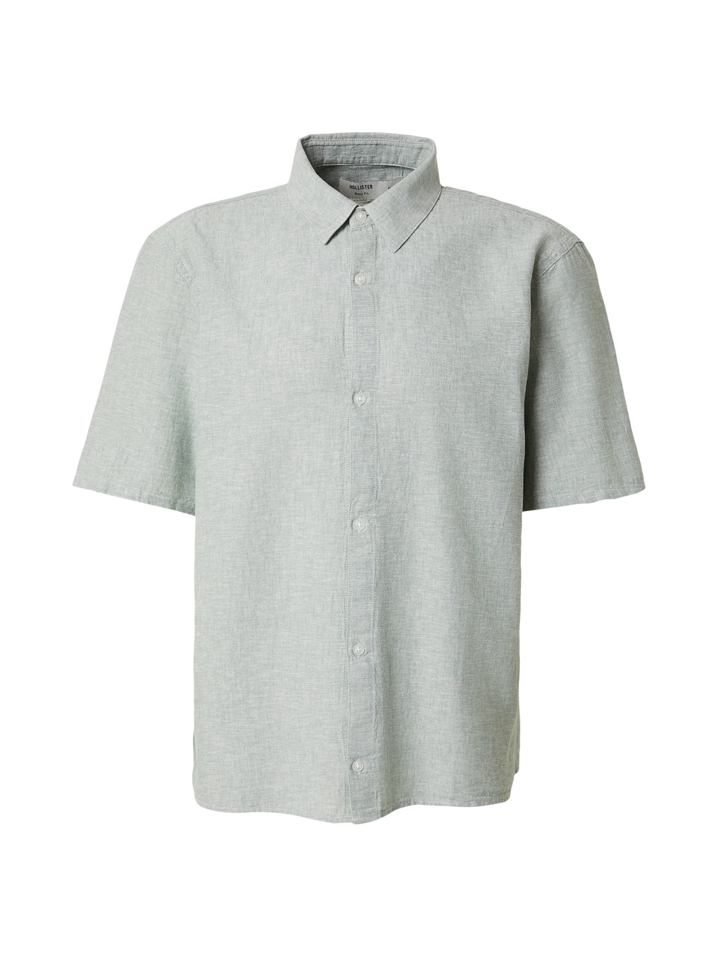 Fit confort Chemise HOLLISTER en vert : devant