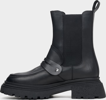 Estro Chelsea Boots '1210-03' i sort: forside