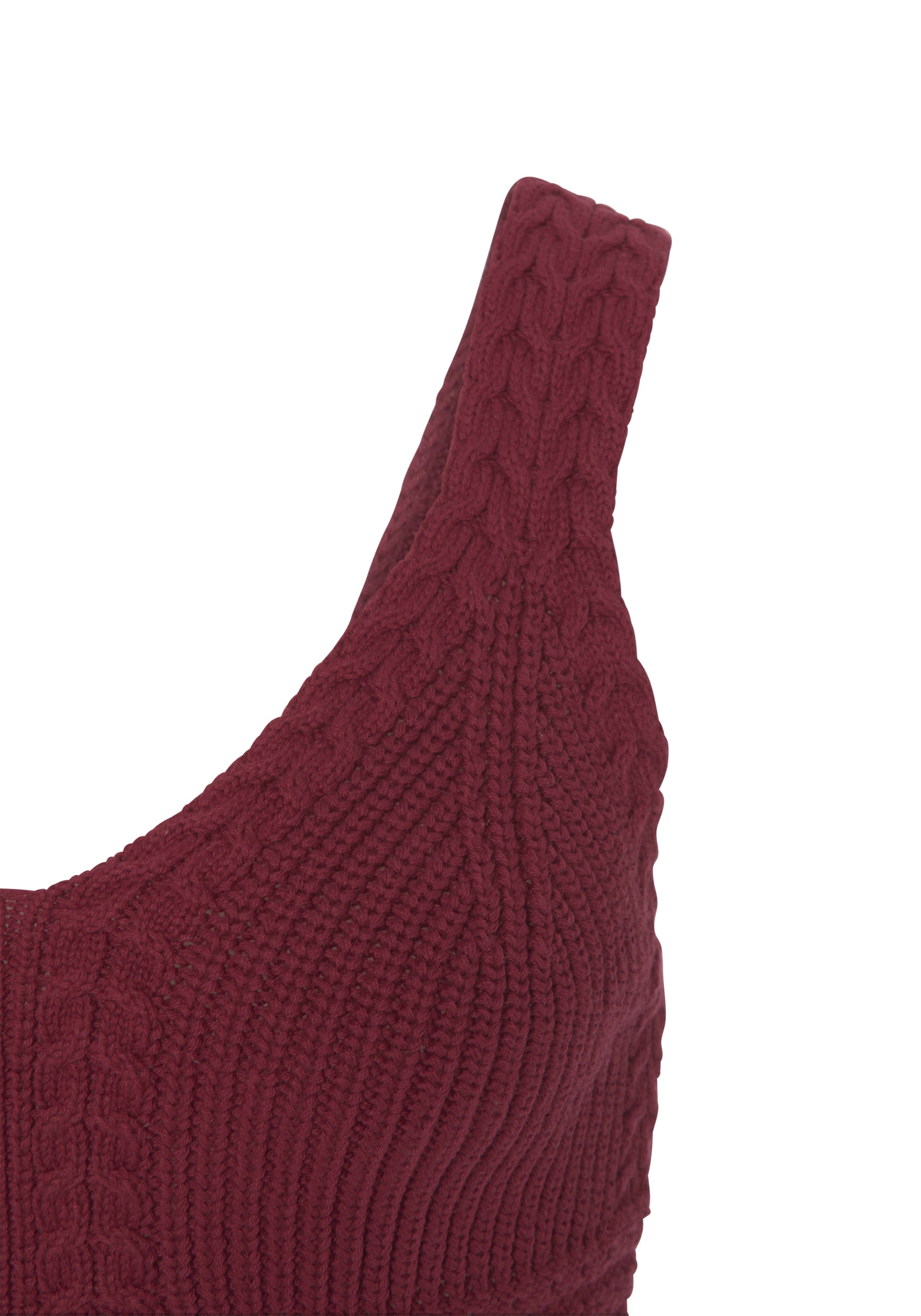LASCANA Knitted top in Red