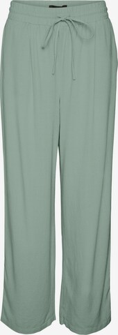 VERO MODA Pleat-Front Pants 'JESMILO' in Green: front