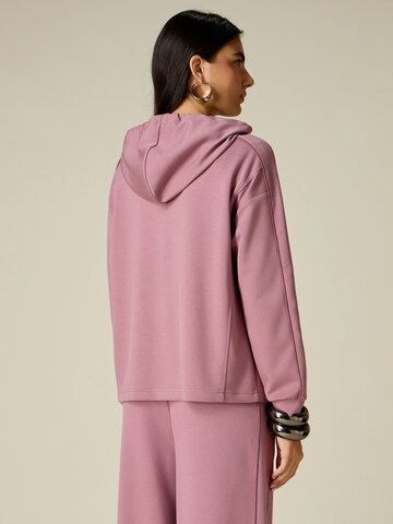 oltre - Sudadera con cremallera en rosa