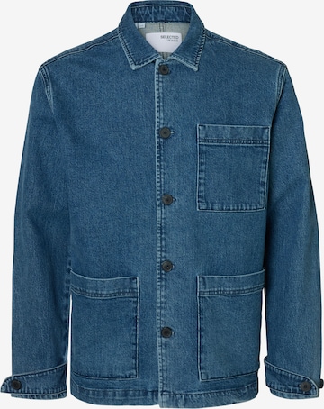 SELECTED Regular Fit Paita 'SLHJEREMY' värissä sininen: etupuoli