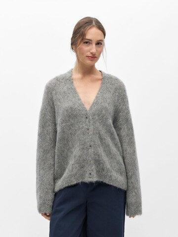 OBJECT Knit Cardigan in Grey: front