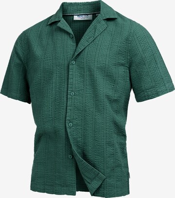 INDICODE JEANS Hemd 'INWallz' in Grün: Vorderseite