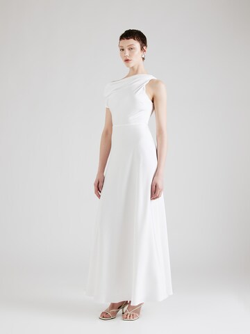 True Decadence Вечернее платье в Белый: спереди
