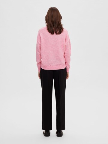 SELECTED FEMME Sweater 'Maline' in Purple