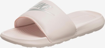 rozā Nike Sportswear Ādas čības 'VICTORI ONE SLIDE': no priekšpuses