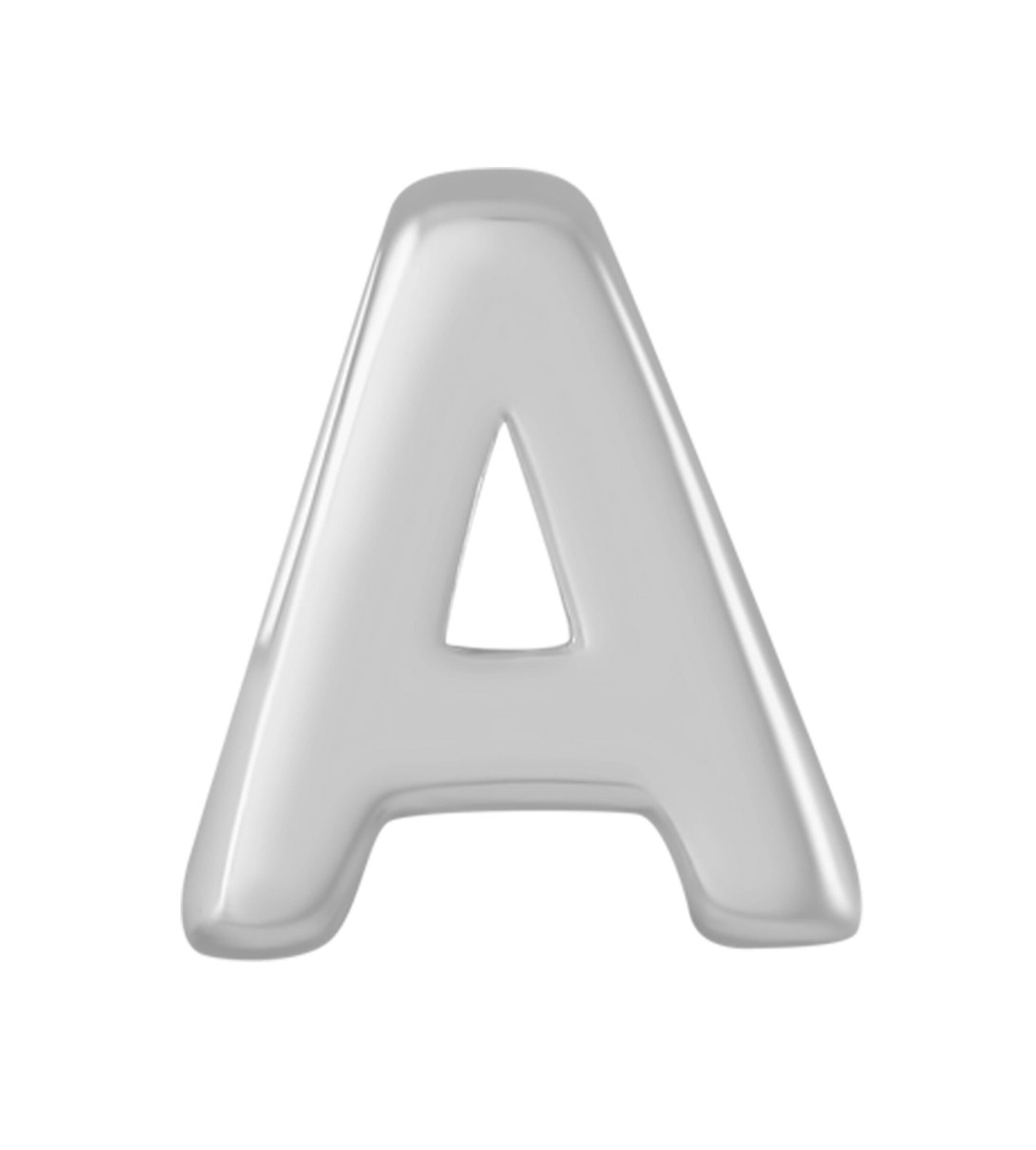 Lucardi Hangers in Zilver: voorkant