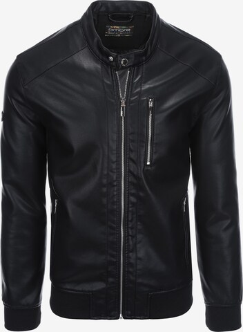 Veste mi-saison 'OM-JAFL-0109' Ombre en noir : devant