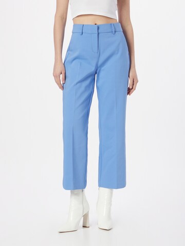 Fransa Regular Pleated Pants 'VITA TESSA' in Blue: front