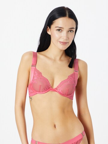 Hunkemöller T-shirt Podprsenka 'Hana' – pink: přední strana