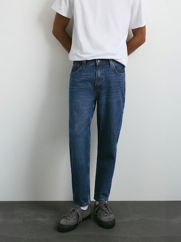 Pull&Bear Szabványos Farmer - kék: elől