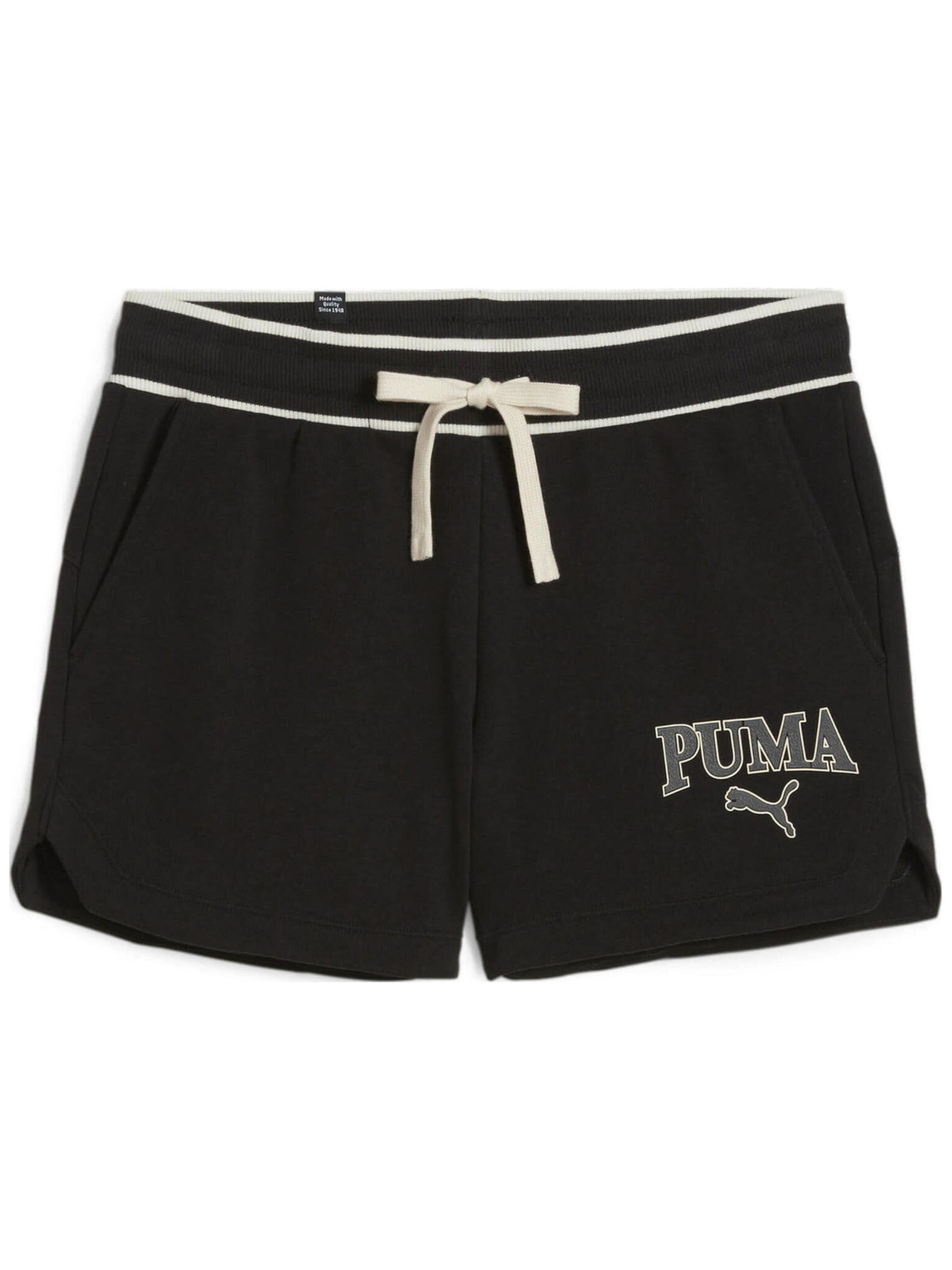 PUMA - regular Pantalón deportivo 'Squad' en negro: frente