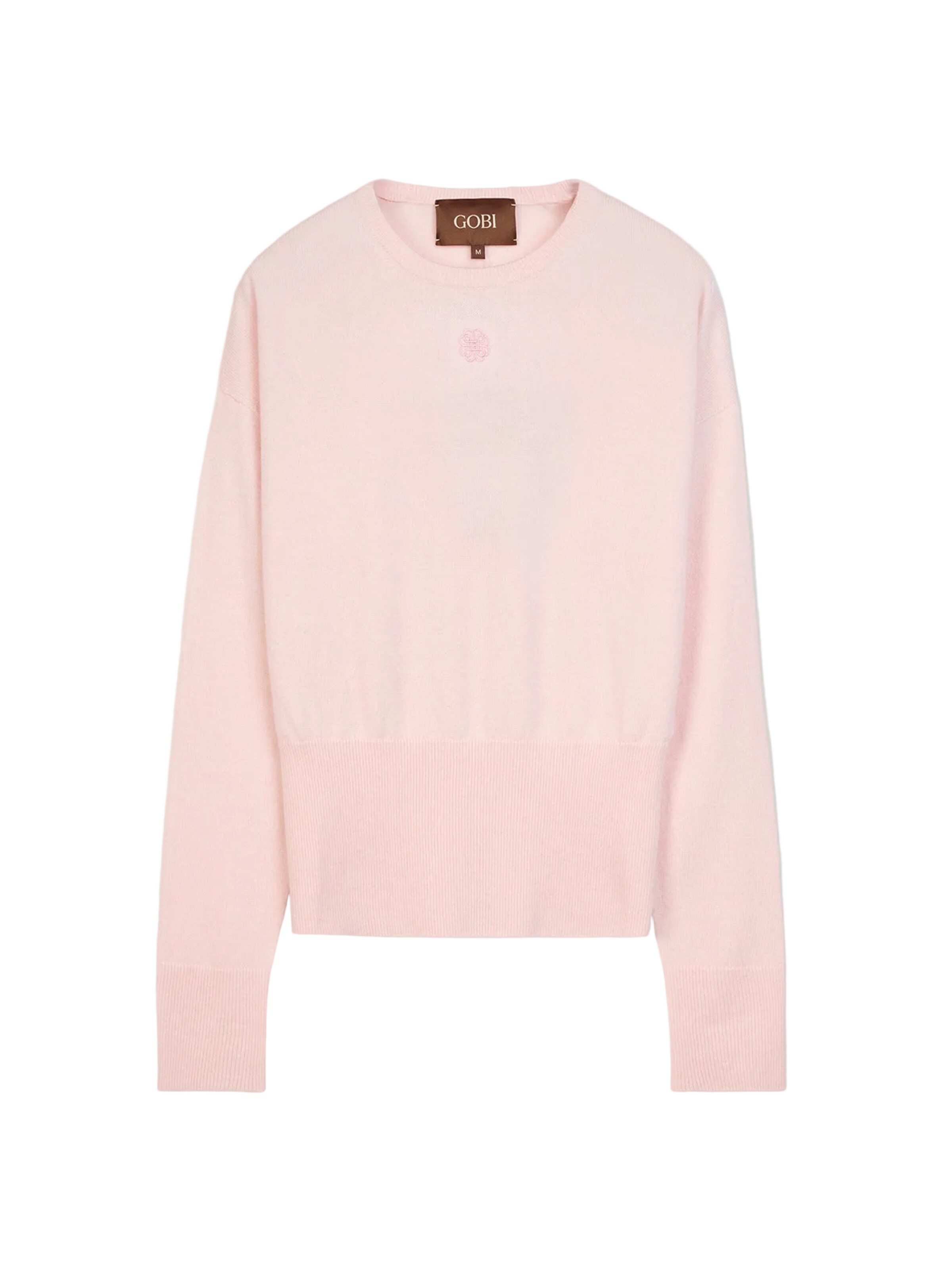 GOBI Cashmere Trui in Oranje: voorkant