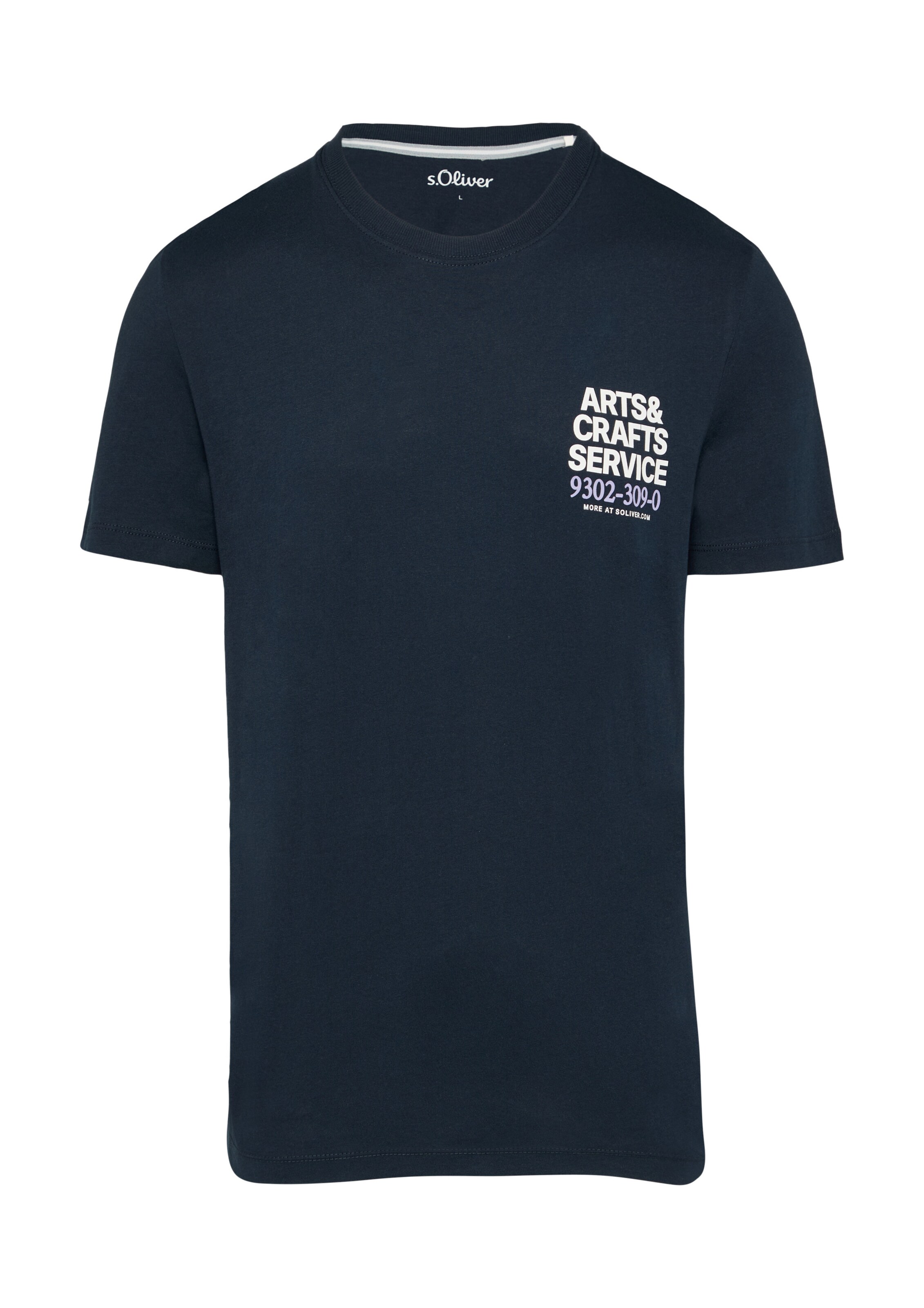 T-Shirt s.Oliver en bleu : devant