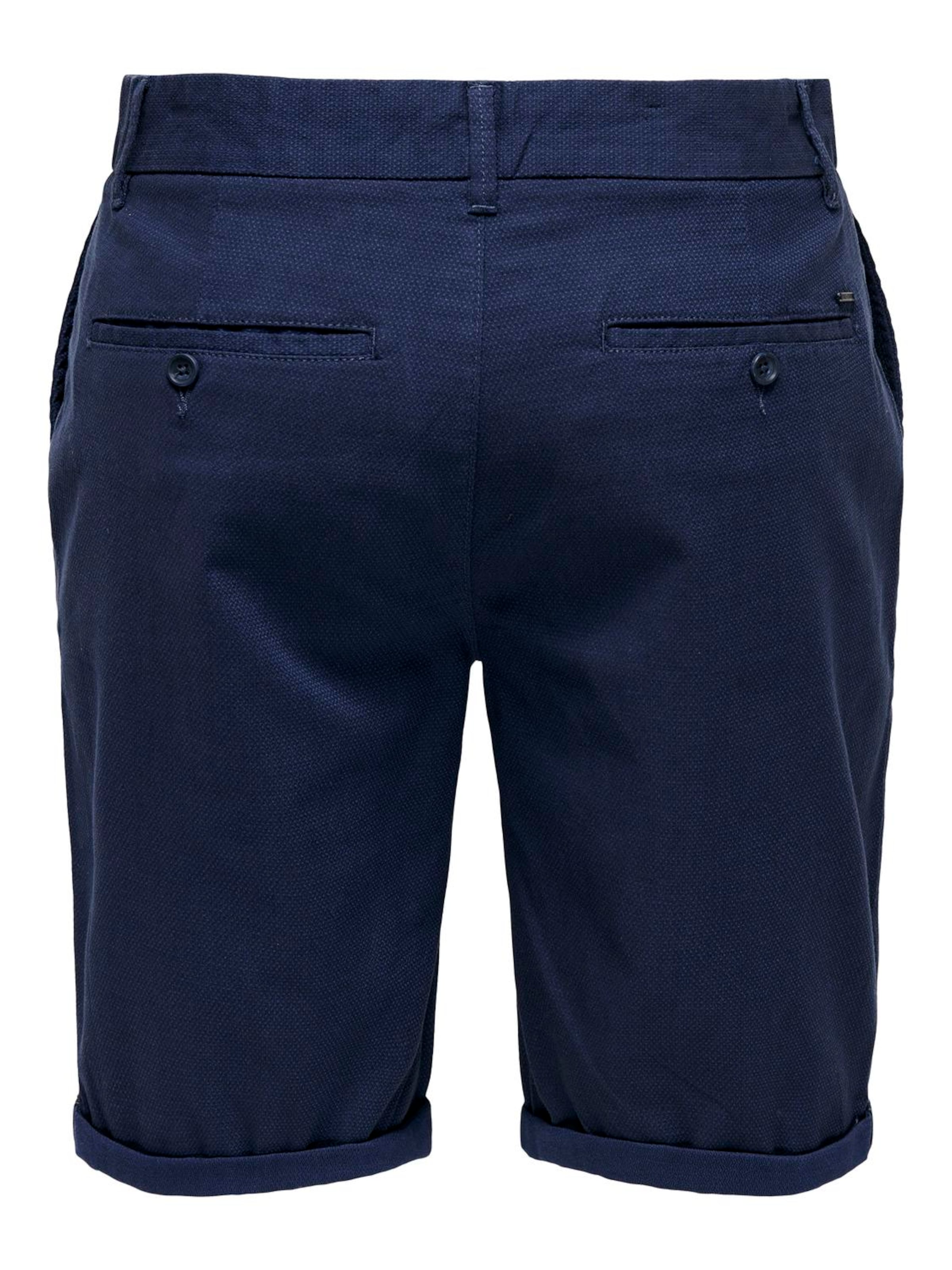 Only & Sons Regular Shorts 'Peter Dobby' in Blau