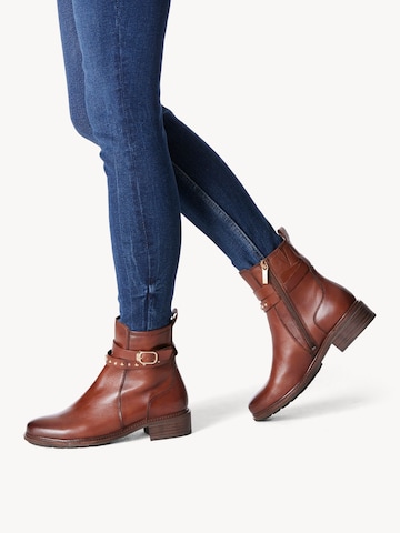 TAMARIS Ankle Boots in Brown: front