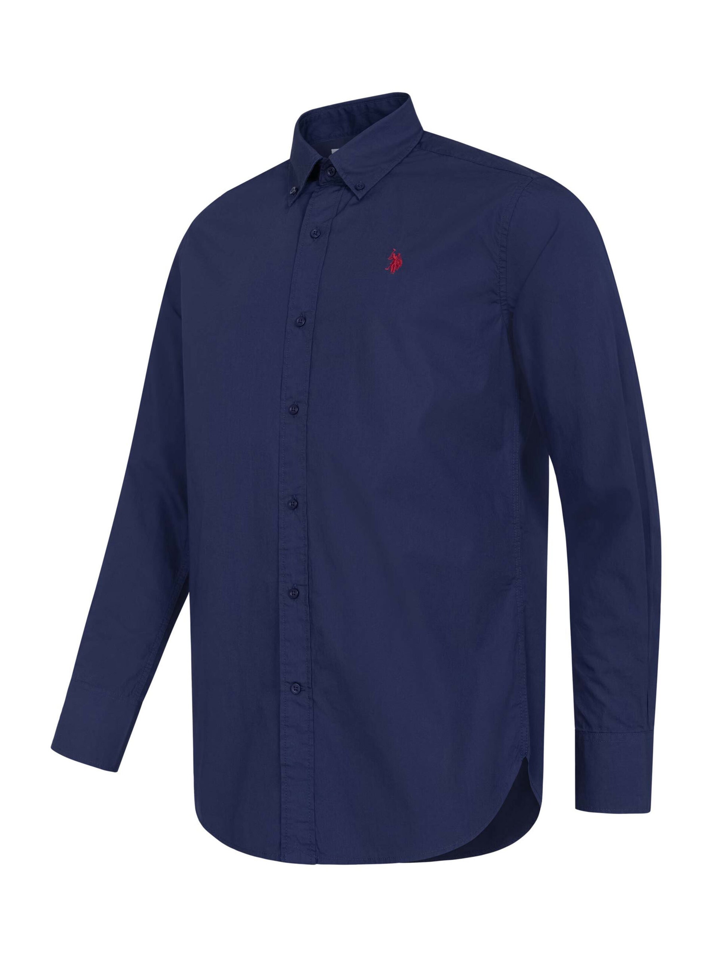 U.S. POLO ASSN. Regular Fit Hemd in Blau