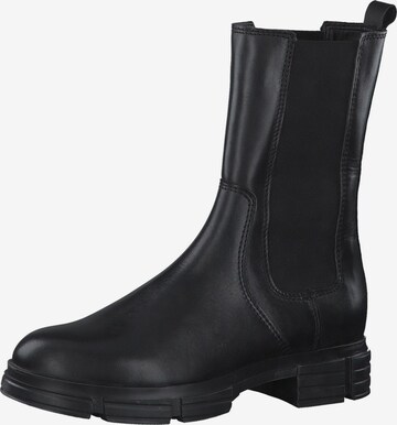 Boots chelsea di s.Oliver in nero: frontale