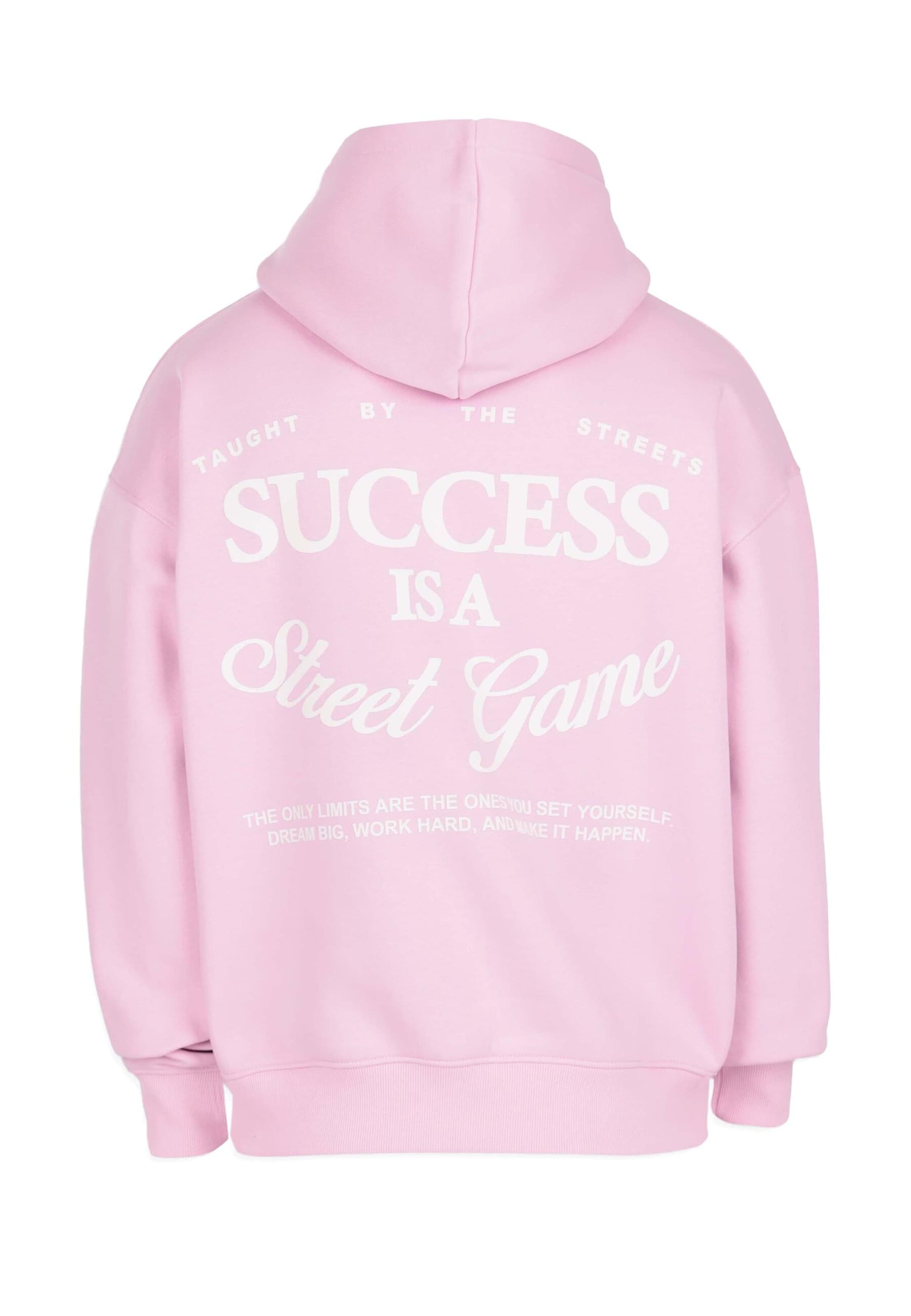 Sweat-shirt 'Success' Dropsize en rose