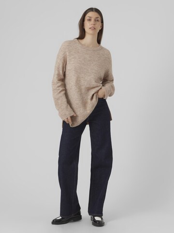 VERO MODA Trui 'PALMA' in Beige