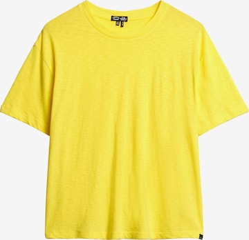 T-shirt Superdry & Co en jaune : devant