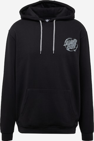 Santa Cruz Sweatshirt 'Erode' i sort: forside