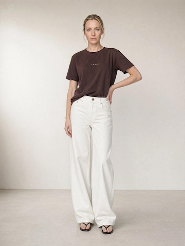 ARMIE Tričko 'The Alexi Logo T-shirt - Brown' – hnědá