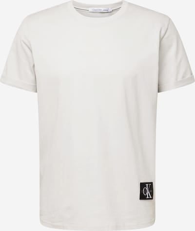 Calvin Klein Jeans T-Shirt in hellgrau / schwarz / weiß, Produktansicht