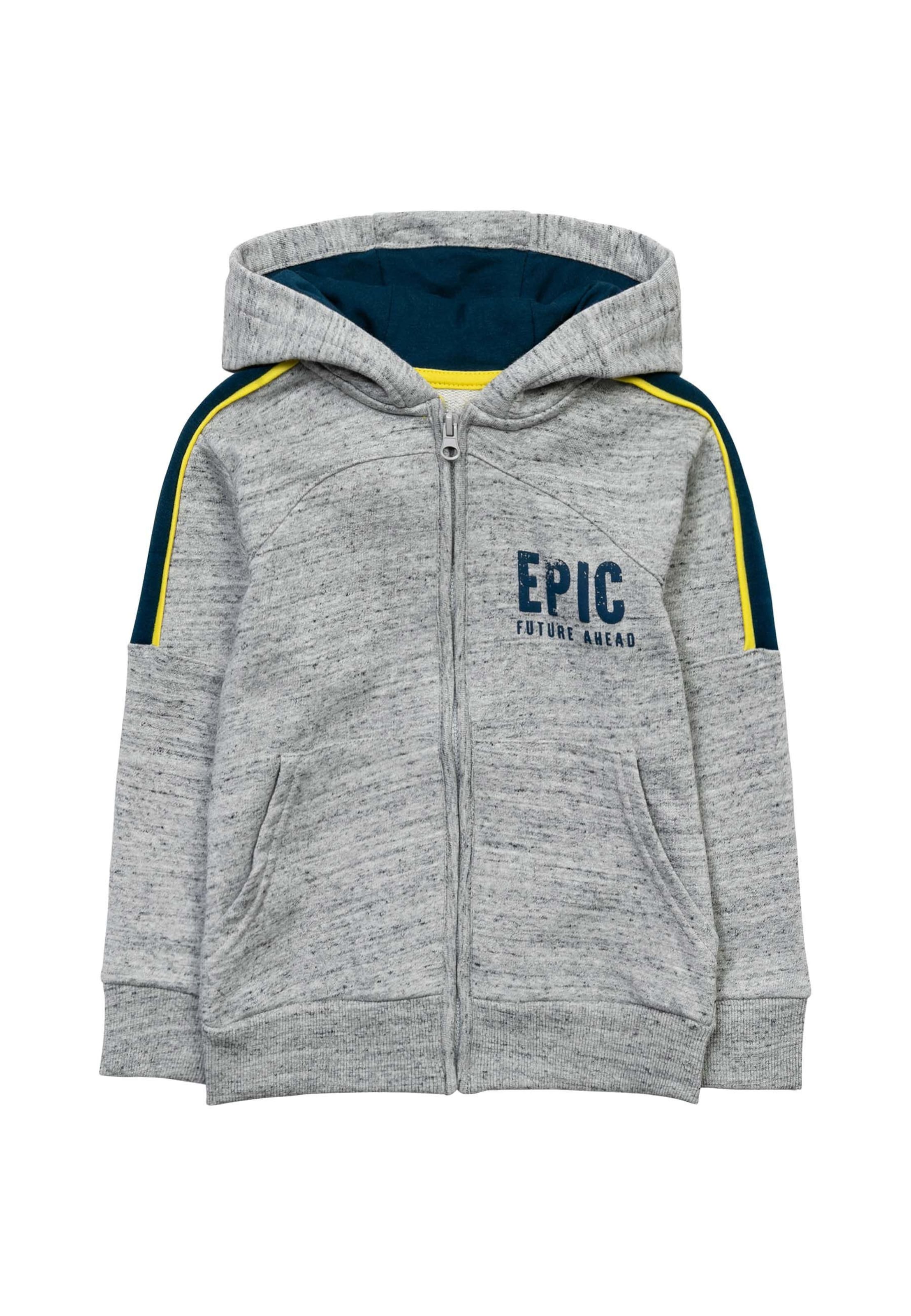 MINOTI Ζακέτα φούτερ σε γκρι: μπροστά