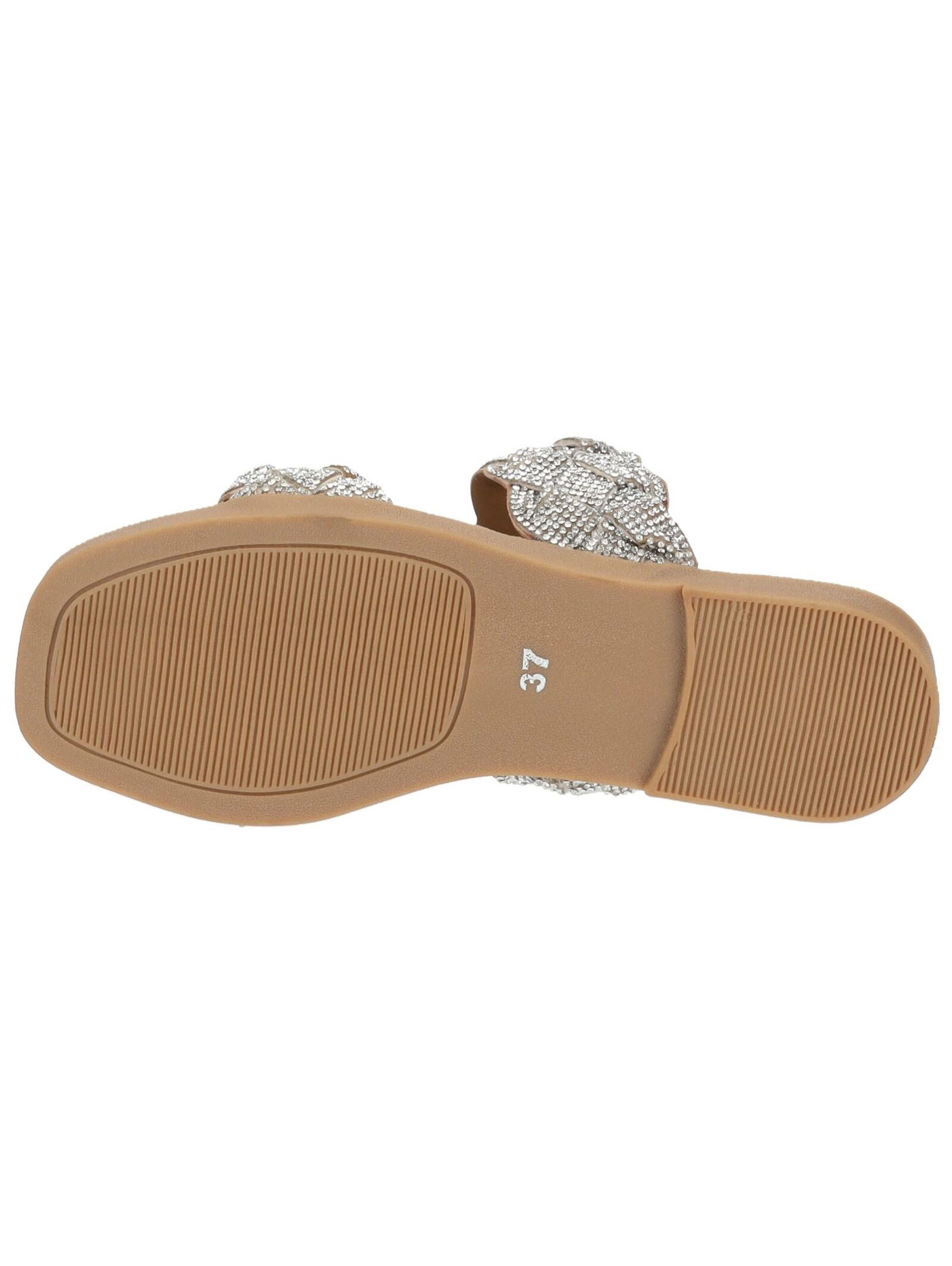 LAZAMANI Mules in Silver