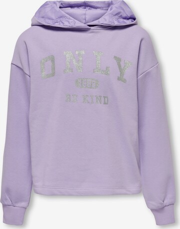 KIDS ONLY Sweatshirt 'Wendy' i lilla: forside