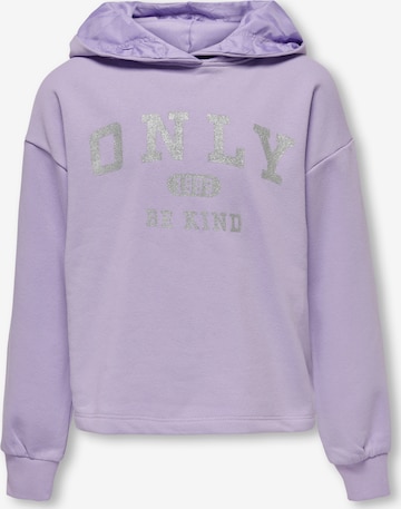 KIDS ONLY Sweatshirt 'Wendy' i lila: framsida
