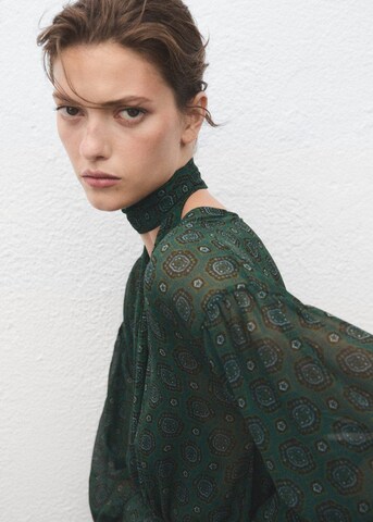 MANGO Shirt Dress 'Lucia' in Green